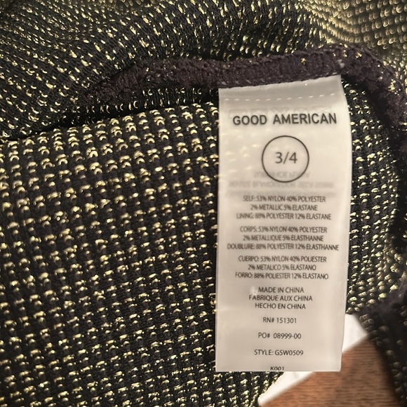 NWOT Good American Always Fits Sculpt Swimsuit - Picture 6 of 9